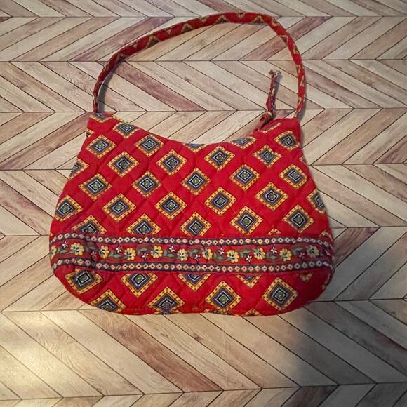 Very Bradley Red Handbag Purse tote (Pre-owned) - Picture 5 of 6